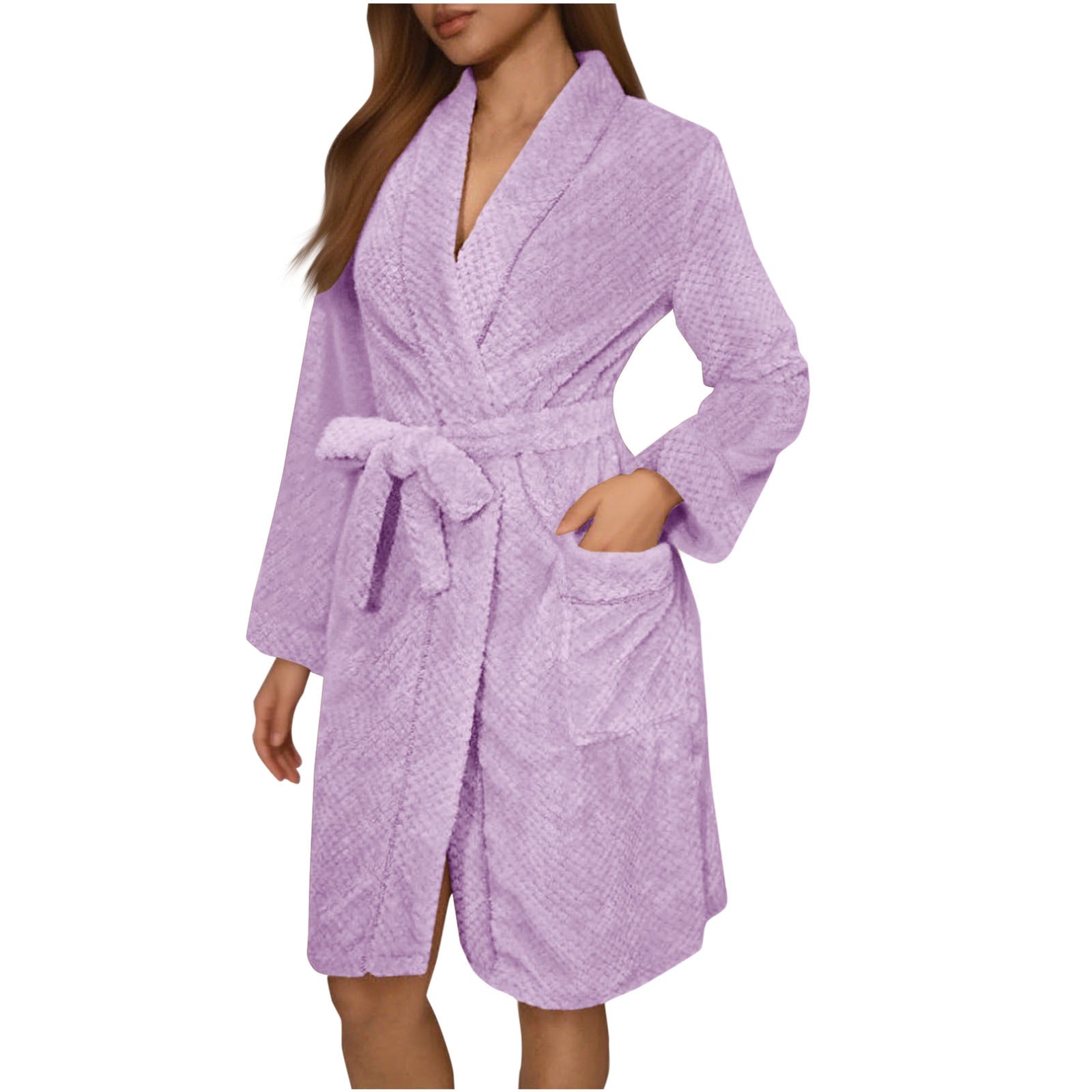 Corinne | Belted Dressing Gown with Pockets