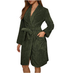 Corinne | Belted Dressing Gown with Pockets