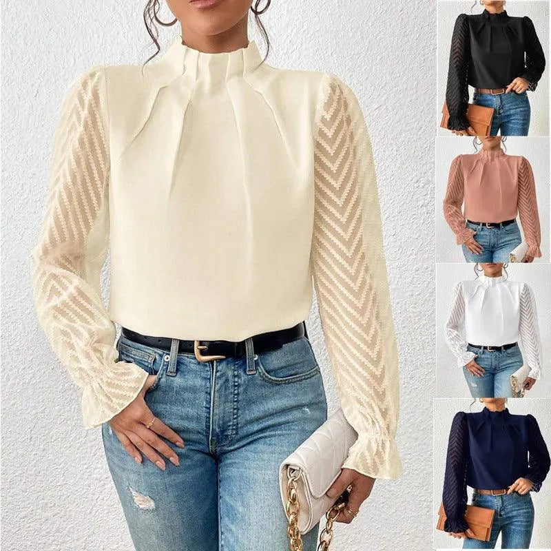 Women's Casual Blouse – Comfortable Everyday Blouse – Nora
