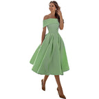 Women's Strapless Evening Maxi Dress – Fitted Formal Cocktail Dress