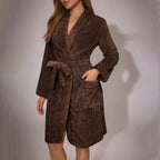 Corinne | Belted Dressing Gown with Pockets