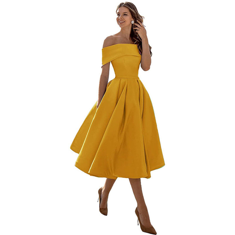 Women's Strapless Evening Maxi Dress – Fitted Formal Cocktail Dress