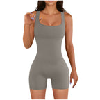Women's Square Neck Bodysuit – Ribbed Wide Strap Fitted Bodysuit
