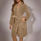 Corinne | Belted Dressing Gown with Pockets