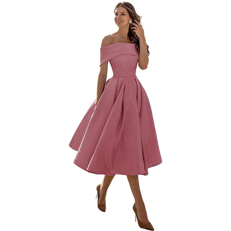 Women's Strapless Evening Maxi Dress – Fitted Formal Cocktail Dress