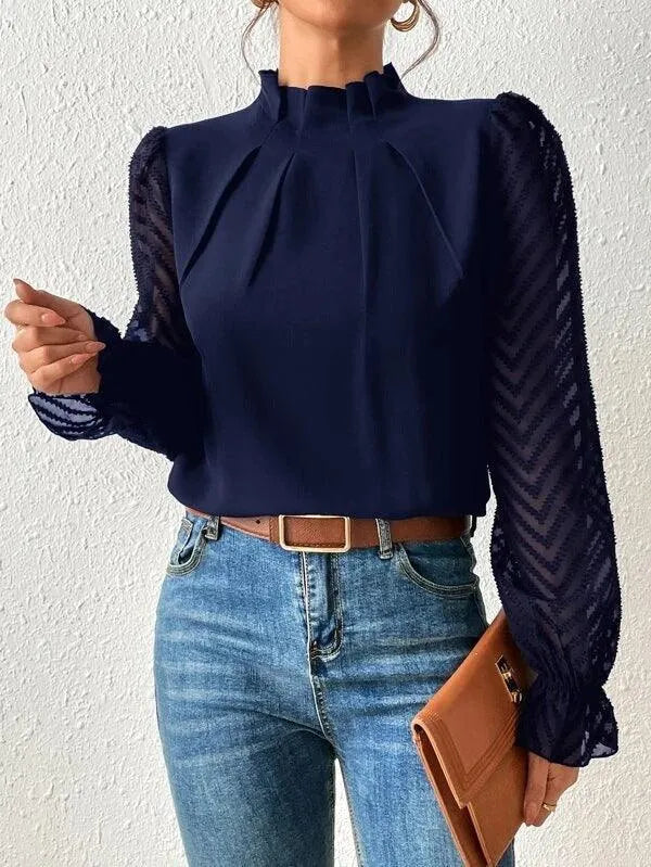 Women's Casual Blouse – Comfortable Everyday Blouse – Nora