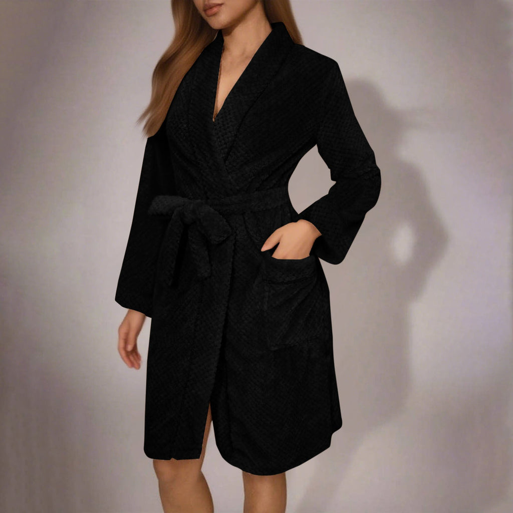 Corinne | Belted Dressing Gown with Pockets