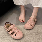 Women's Strappy Sandals with Adjustable Straps and Non-Slip Sole