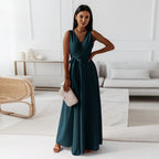 Women's Wrap Maxi Dress – Wedding Guest Dress