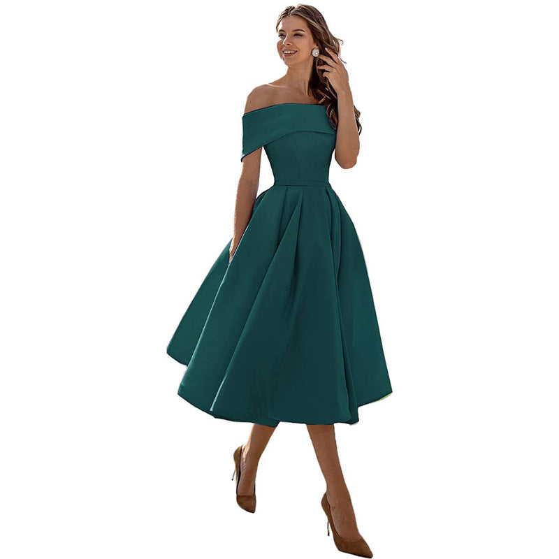 Women's Strapless Evening Maxi Dress – Fitted Formal Cocktail Dress