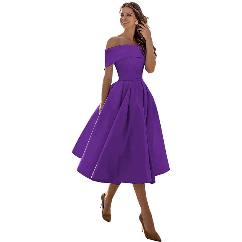 Women's Strapless Evening Maxi Dress – Fitted Formal Cocktail Dress