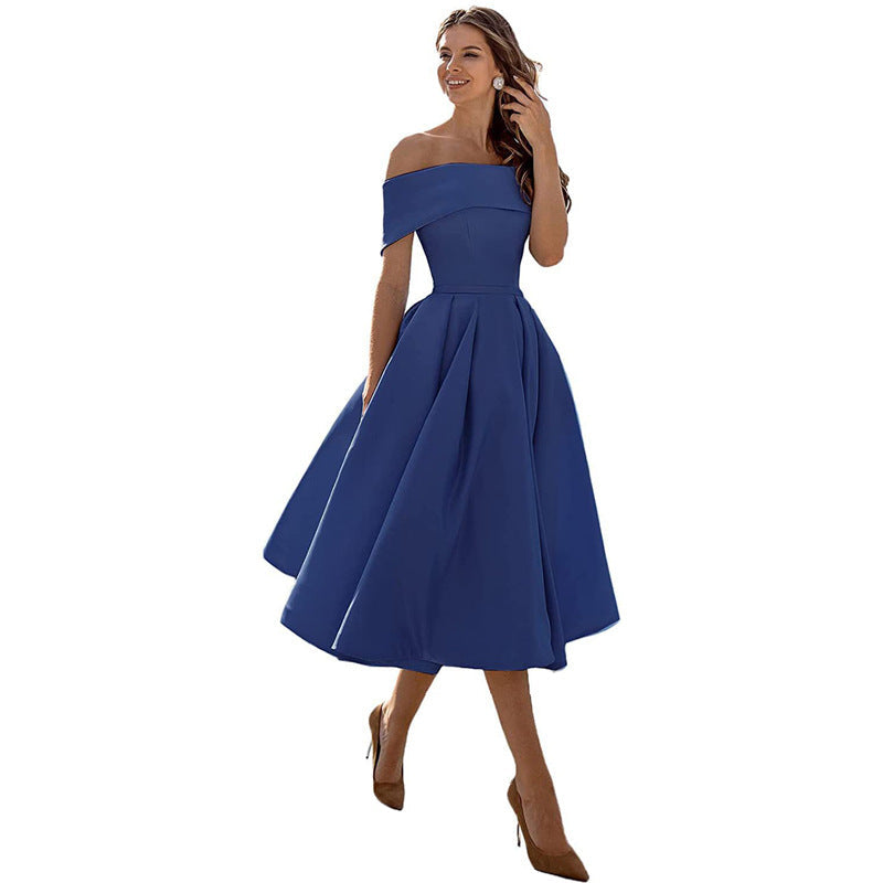 Women's Strapless Evening Maxi Dress – Fitted Formal Cocktail Dress