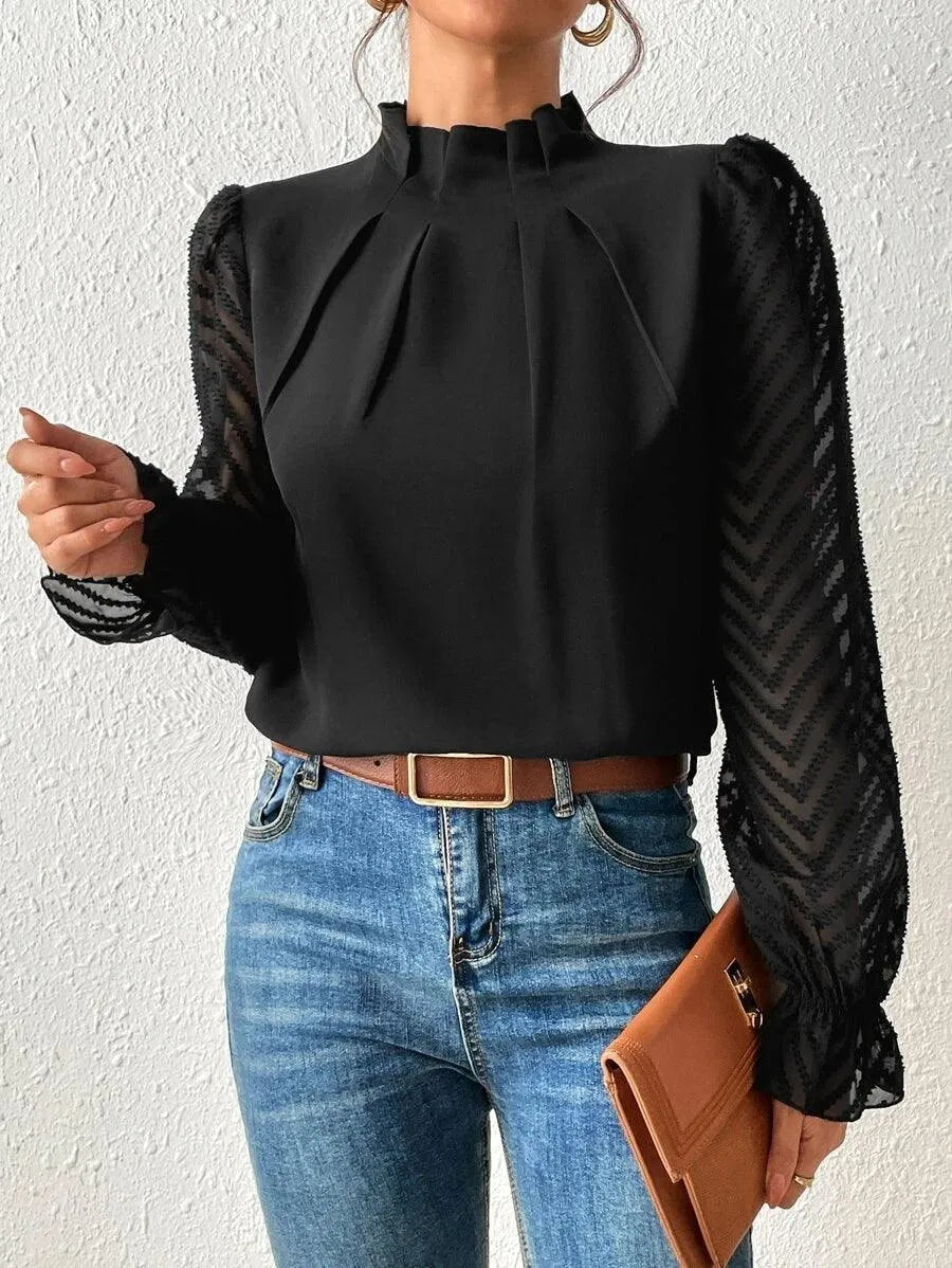 Women's Casual Blouse – Comfortable Everyday Blouse – Nora