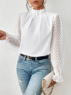 Women's Casual Blouse – Comfortable Everyday Blouse – Nora