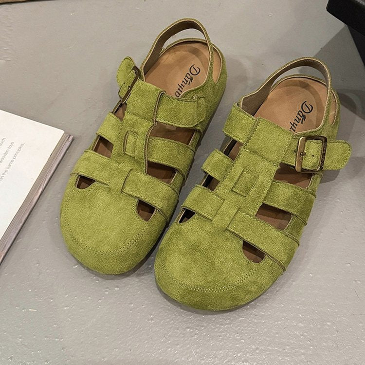 Women's Strappy Sandals with Adjustable Straps and Non-Slip Sole