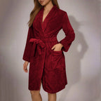 Corinne | Belted Dressing Gown with Pockets