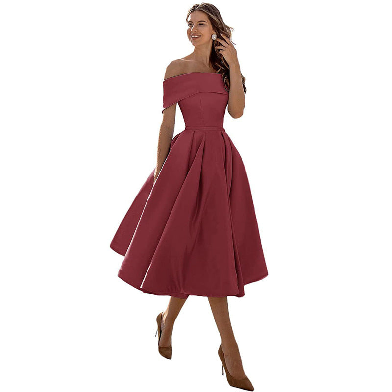 Women's Strapless Evening Maxi Dress – Fitted Formal Cocktail Dress