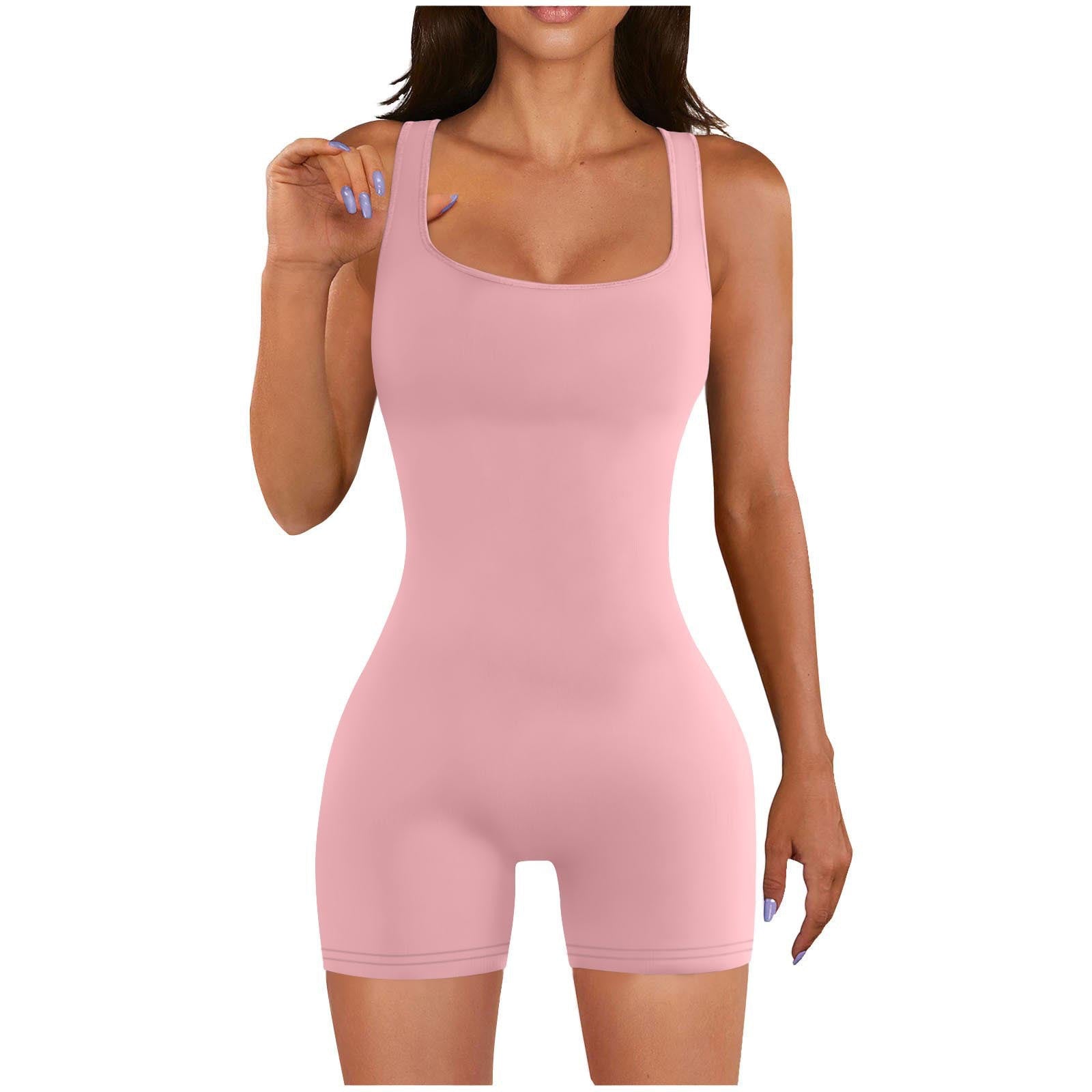 Women's Square Neck Bodysuit – Ribbed Wide Strap Fitted Bodysuit