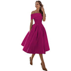 Women's Strapless Evening Maxi Dress – Fitted Formal Cocktail Dress
