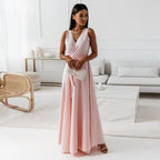 Women's Wedding Guest Maxi Dress – Wrap Front Bridesmaid Occasion Dress