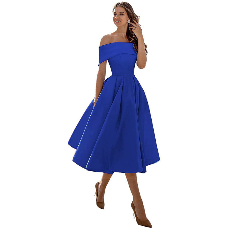 Women's Strapless Evening Maxi Dress – Fitted Formal Cocktail Dress