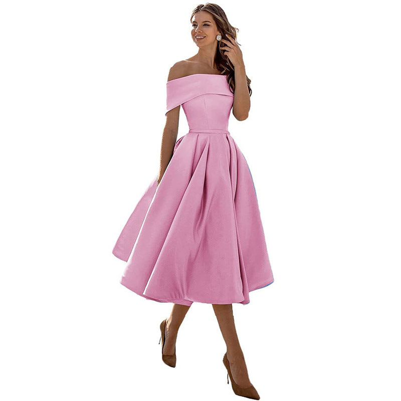 Women's Strapless Evening Maxi Dress – Fitted Formal Cocktail Dress