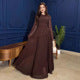 Women's Tiered Maxi Dress – Bell Sleeve Gown