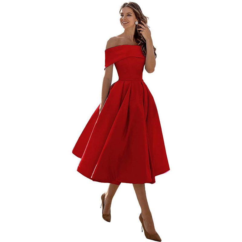 Women's Strapless Evening Maxi Dress – Fitted Formal Cocktail Dress