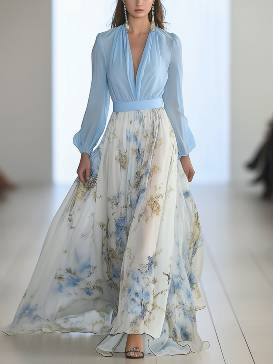Women's Floral Maxi Dress – Occasion Summer Dress – Calista