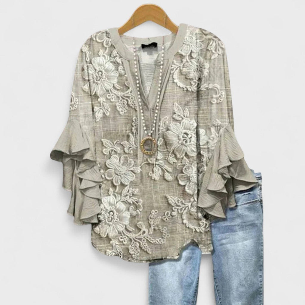 Women's Elegant Blouse – Everyday Casual Blouse – Aisha