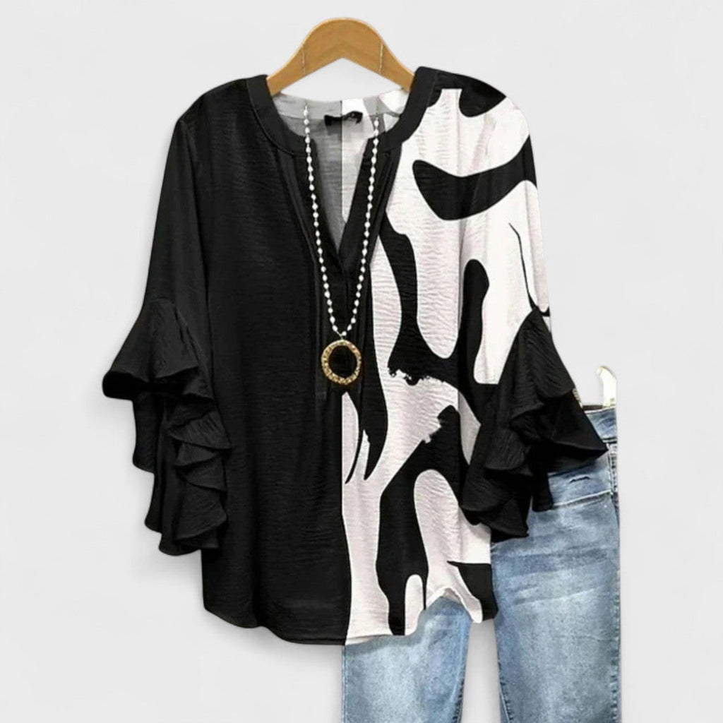 Women's Elegant Blouse – Everyday Casual Blouse – Aisha