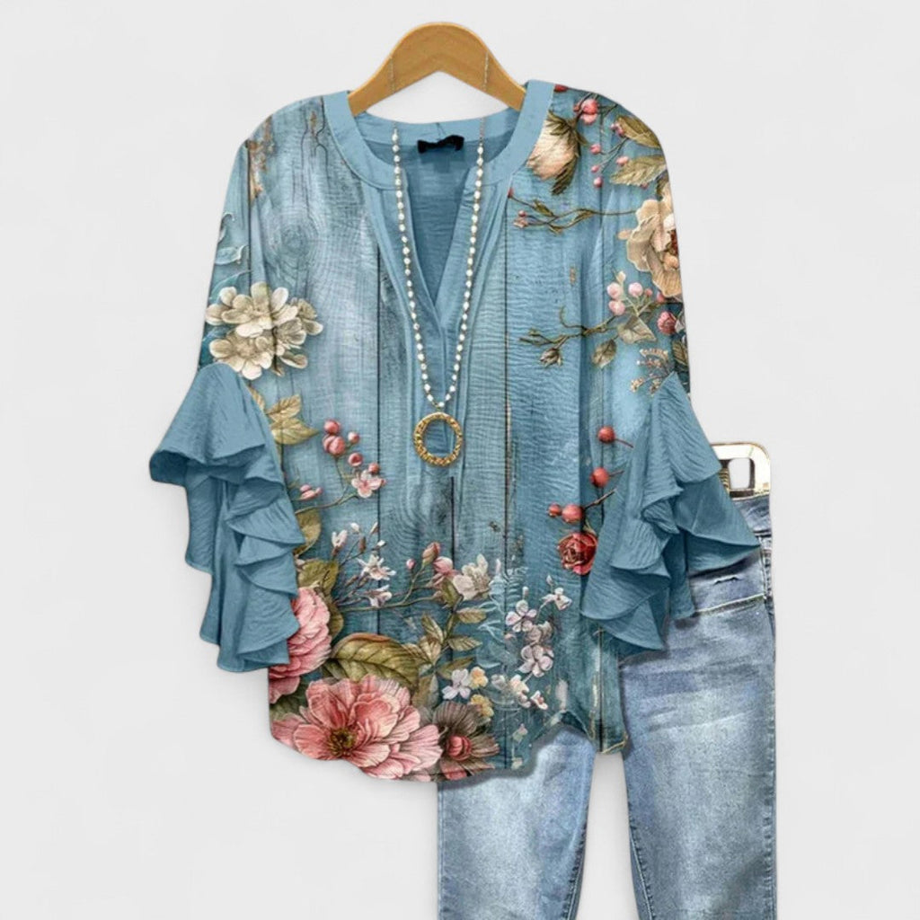 Women's Elegant Blouse – Everyday Casual Blouse – Aisha