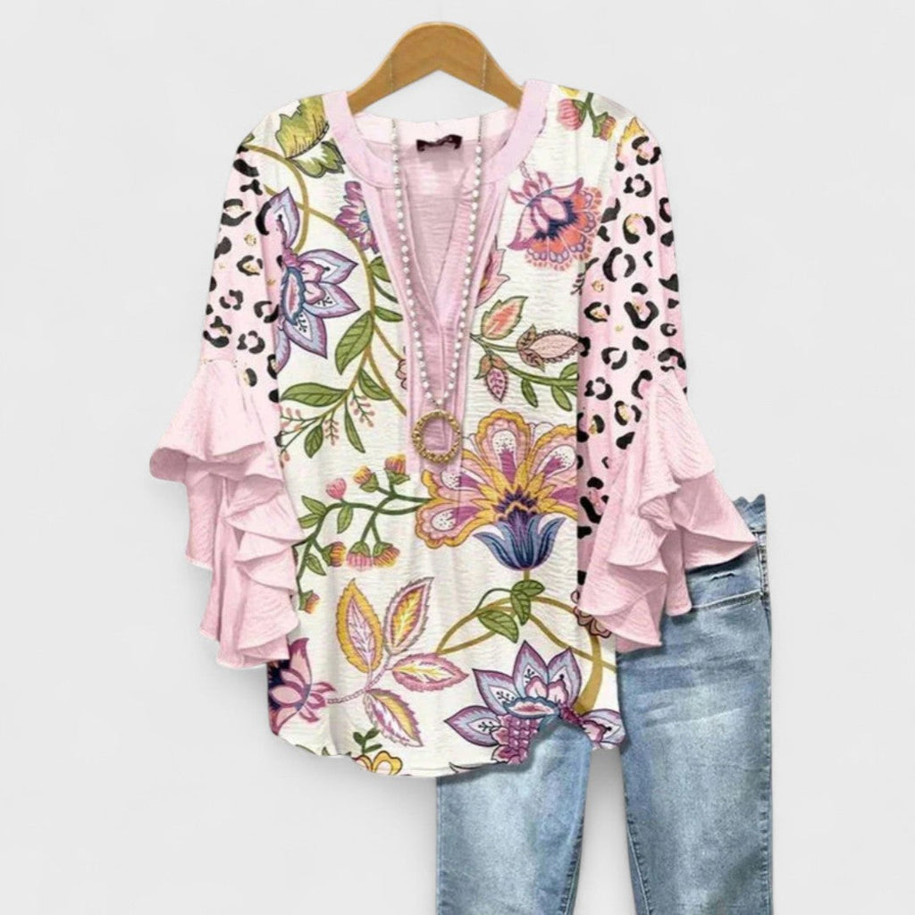Women's Elegant Blouse – Everyday Casual Blouse – Aisha