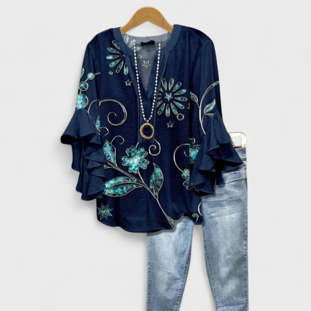 Women's Elegant Blouse – Everyday Casual Blouse – Aisha