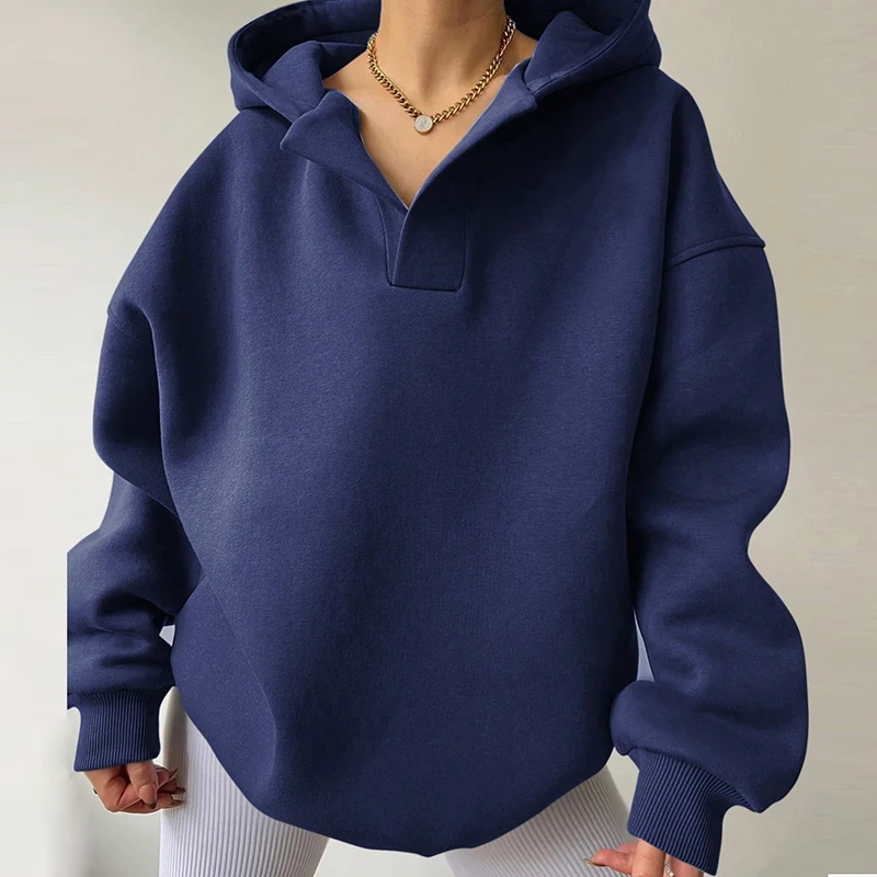 Women's Relaxed Oversized Hoodie – Long Sleeve Pullover Hooded Sweatshirt