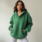 Women's Relaxed Oversized Hoodie – Long Sleeve Pullover Hooded Sweatshirt