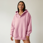Women's Relaxed Oversized Hoodie – Long Sleeve Pullover Hooded Sweatshirt