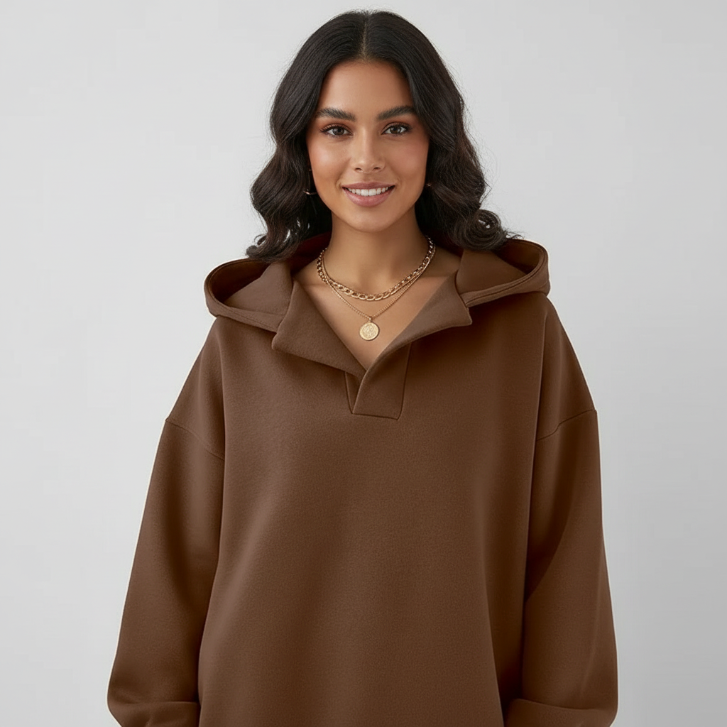 Women's Relaxed Oversized Hoodie – Long Sleeve Pullover Hooded Sweatshirt