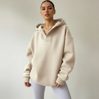 Women's Relaxed Oversized Hoodie – Long Sleeve Pullover Hooded Sweatshirt
