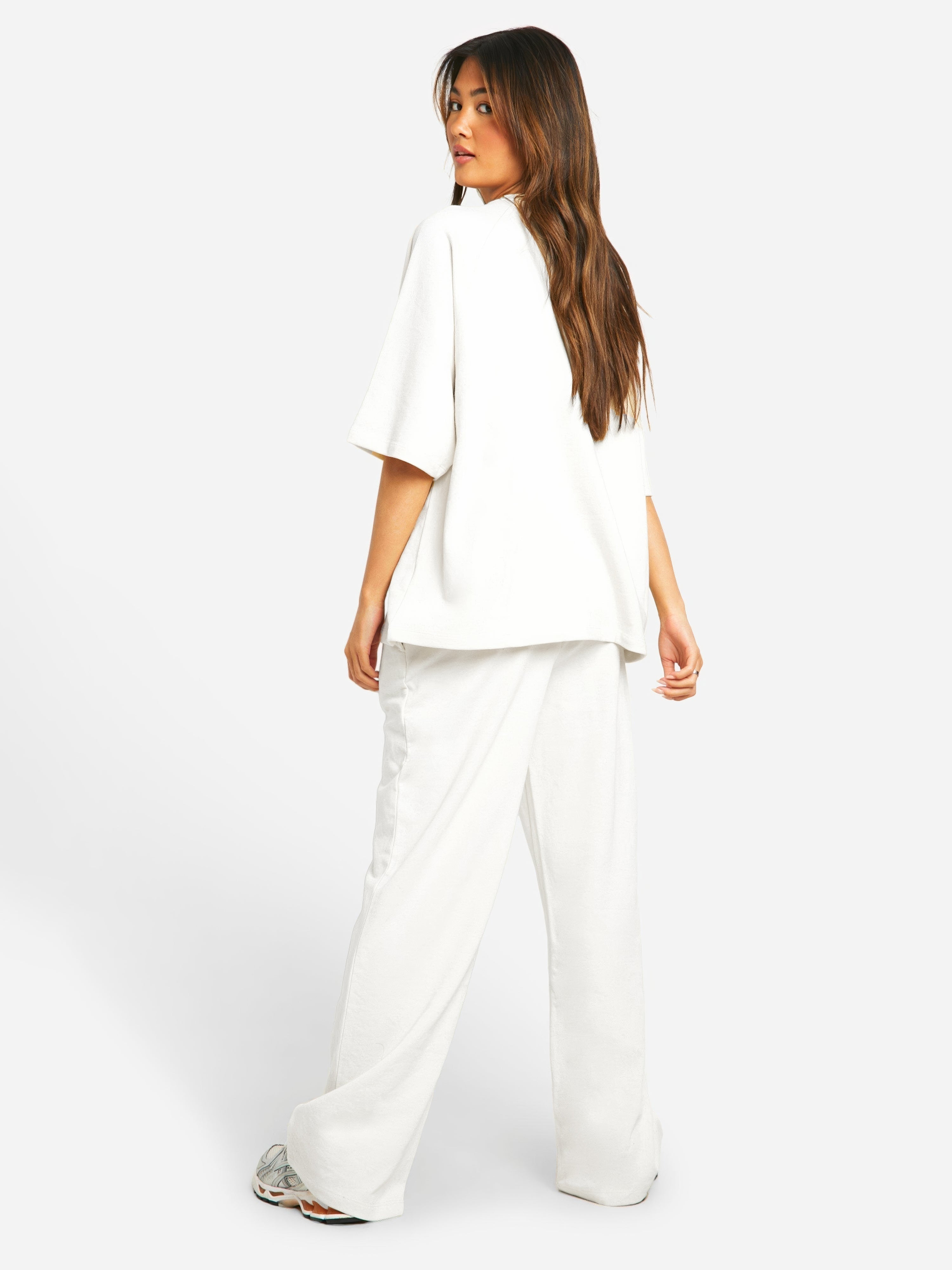 Women's Oversized Lounge Set – Wide Leg Set
