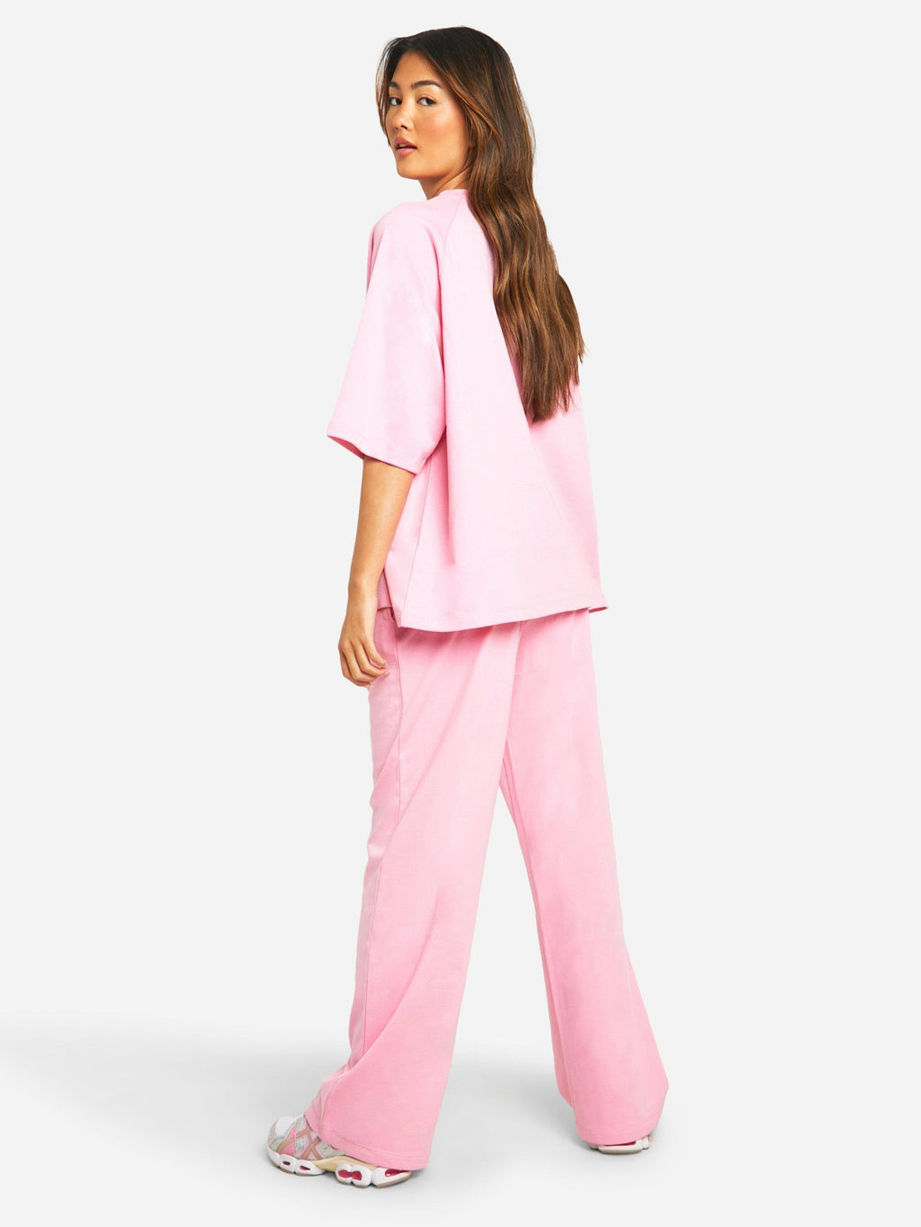 Women's Oversized Lounge Set – Wide Leg Set