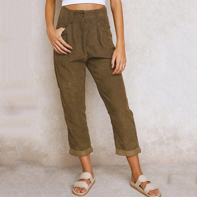 Women's Corduroy Pants – Straight Leg Cord Pants