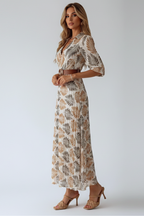 Women's Printed Maxi Dress – Boho Summer Dress