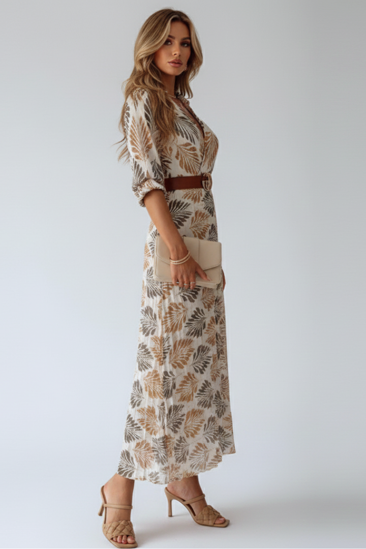 Women's Printed Maxi Dress – Boho Summer Dress