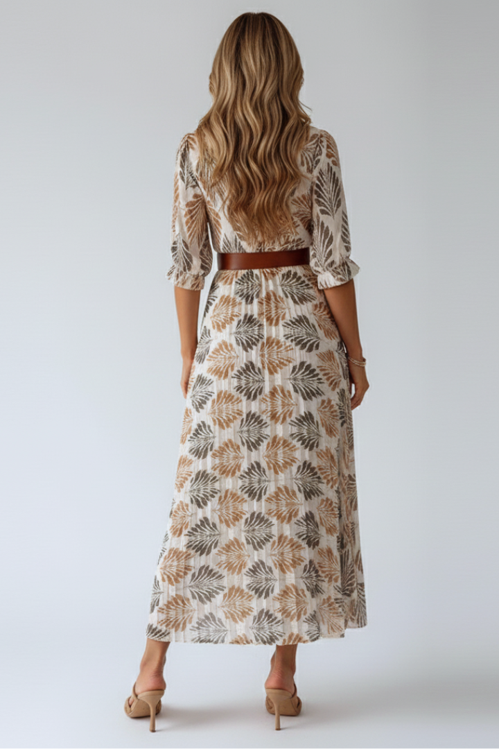 Women's Printed Maxi Dress – Boho Summer Dress