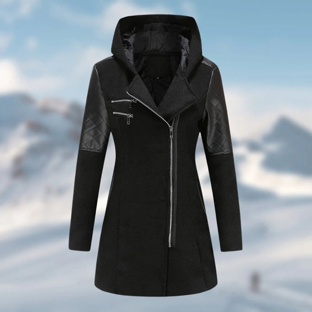 Women's Weather Resistant Winter Coat – Longline Cold Weather Jacket