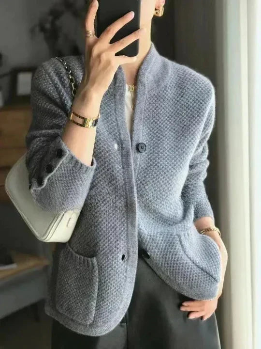 Women's Lightweight Knit Sweater – Crew Neck Long Sleeve Pullover