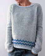 Women's Christmas Nordic Sweater – Festive Pattern Winter Sweater