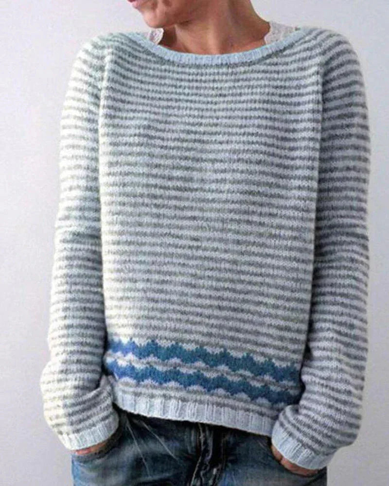 Women's Christmas Nordic Sweater – Festive Pattern Winter Sweater