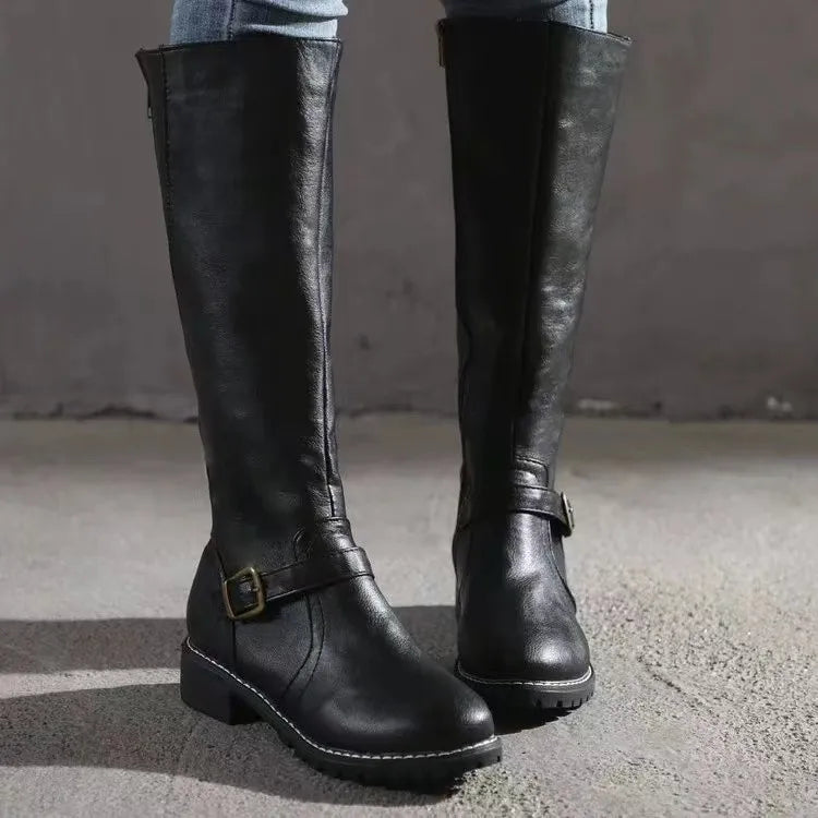 Women's Ankle Boots – Orthopedic Faux Leather Boots – Katie